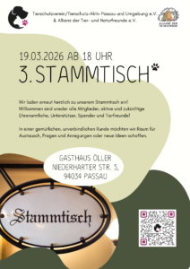 3. Tierheim-Stammtisch